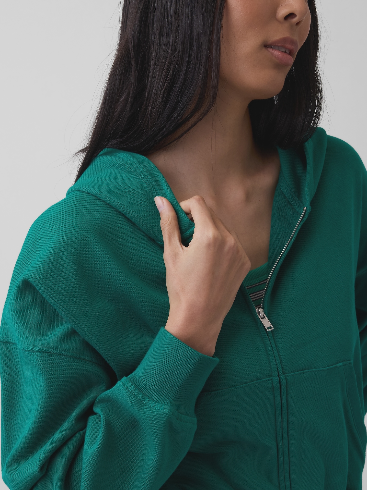 Женские худи Gap VintageSoft Terry Zip — фото 4