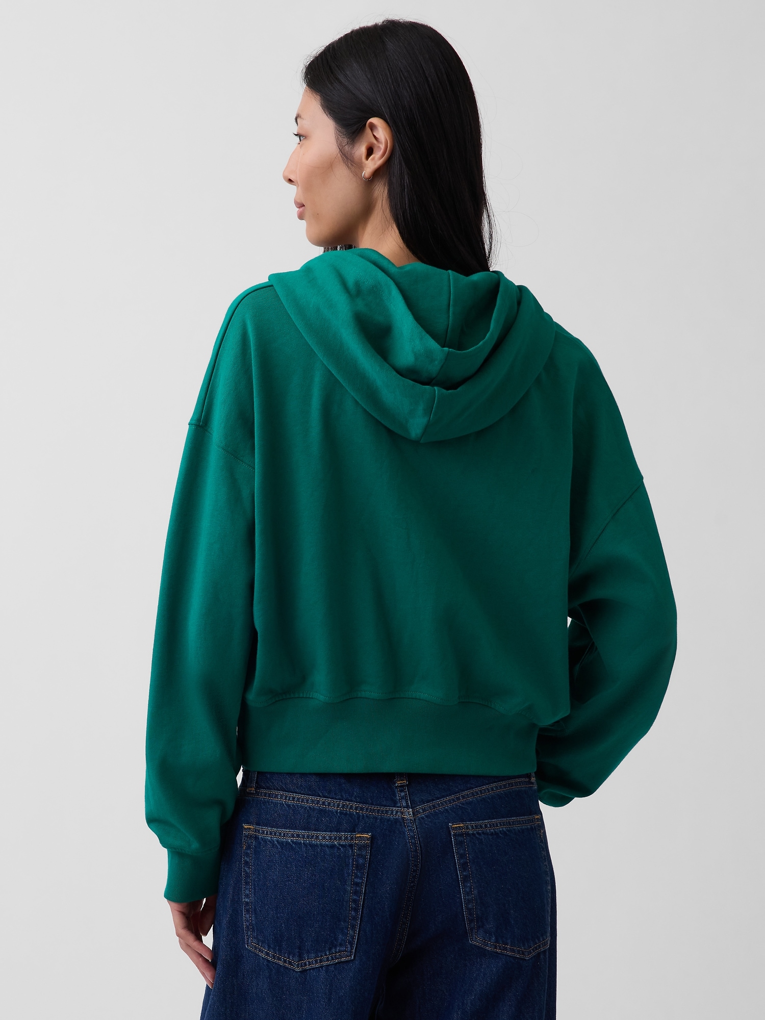 Женские худи Gap VintageSoft Terry Zip — фото 3