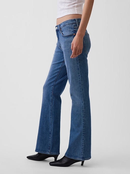 Image number 3 showing, Mid Rise Relaxed Boot Jeans