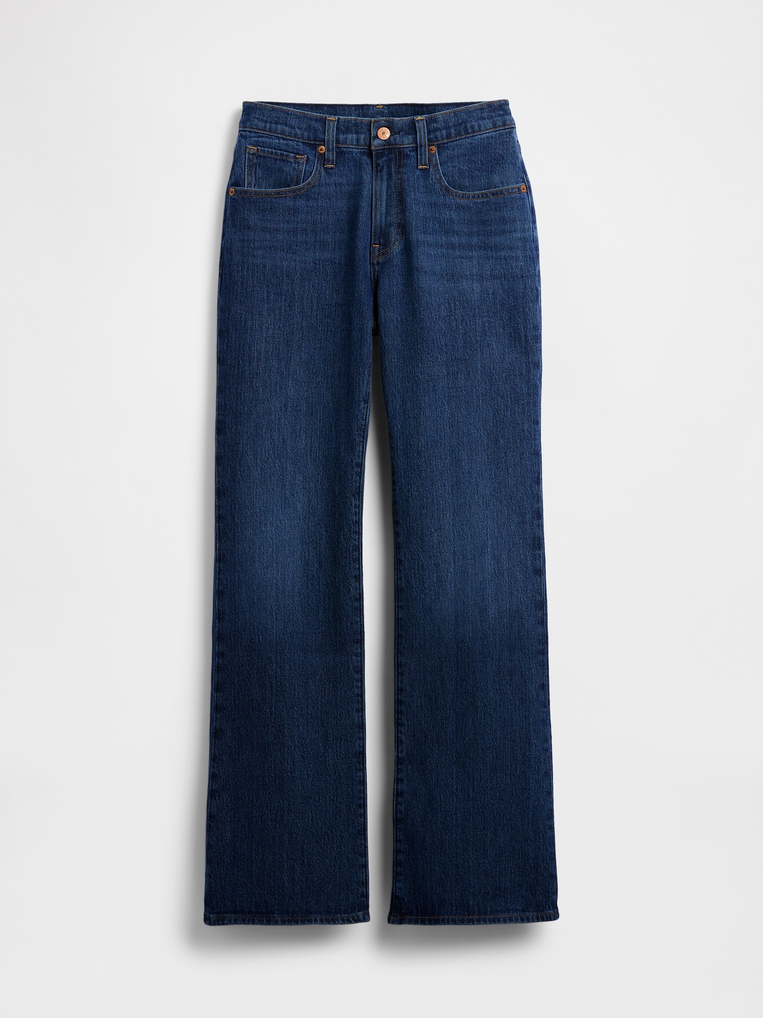 Женские джинсы Gap Mid Rise Relaxed Boot Jeans — фото 5