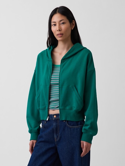 Image number 1 showing, VintageSoft Terry Zip Hoodie