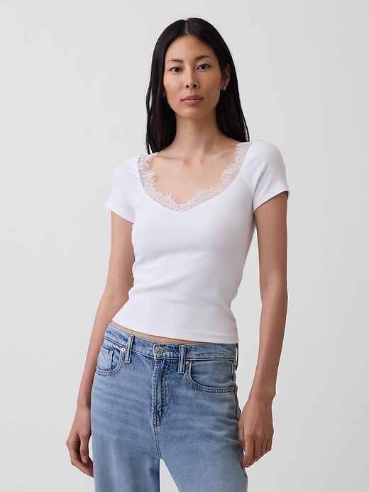 Modern Lace-Trim Top from GAP - $39.95