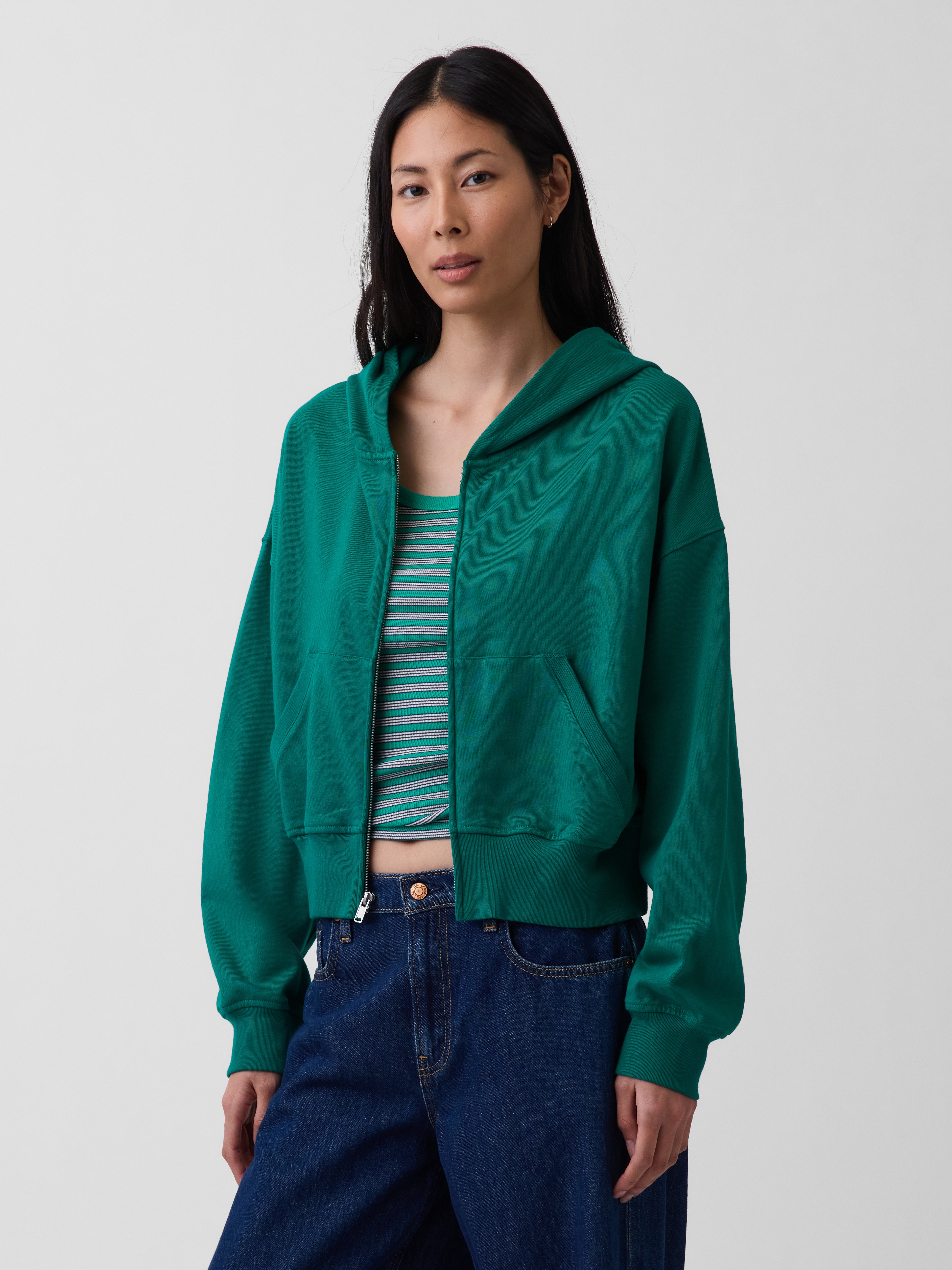 VintageSoft Terry Zip Hoodie