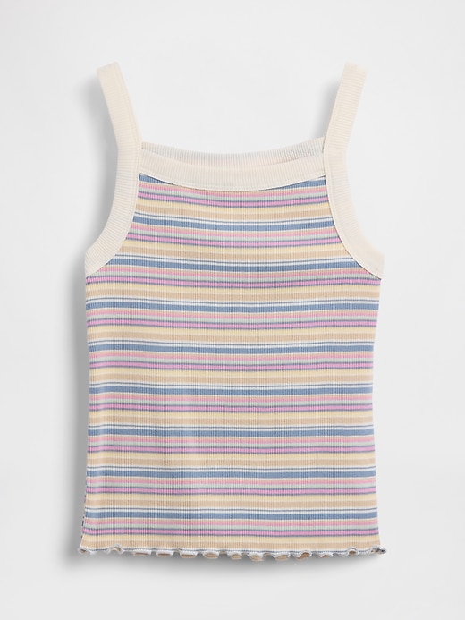 Image number 1 showing, Kids Rib Square-Neck Tank Top