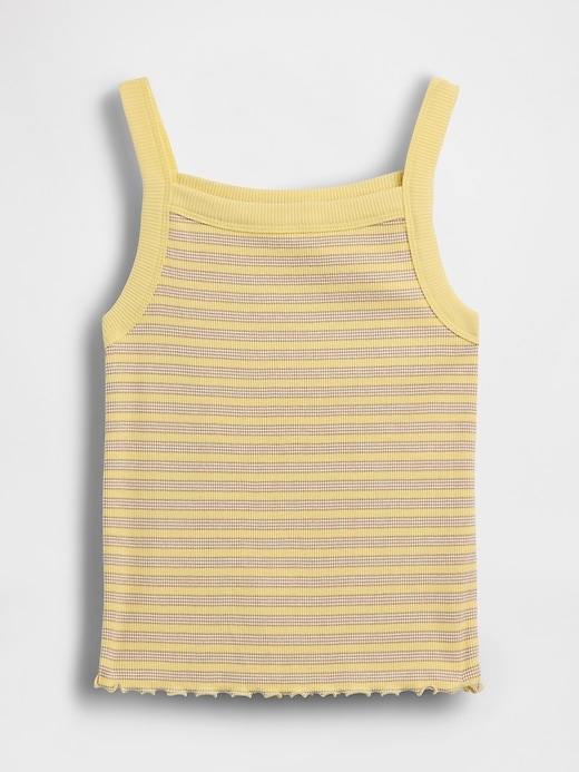 Image number 1 showing, Kids Rib Square-Neck Tank Top