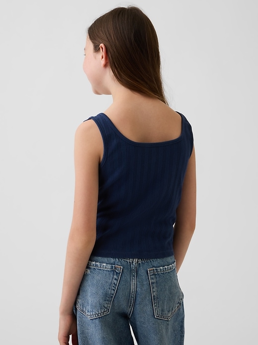 Image number 3 showing, Kids Pointelle Tank Top