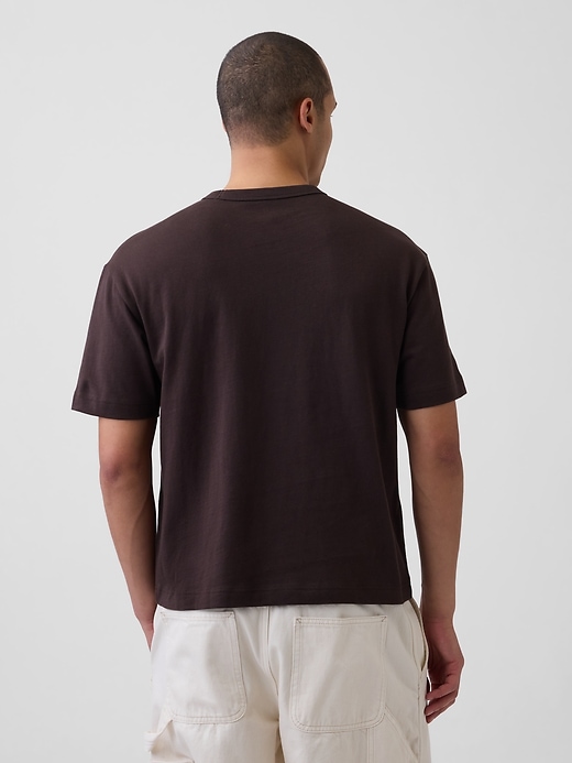 Image number 3 showing, Adult Heavyweight Crop T-Shirt