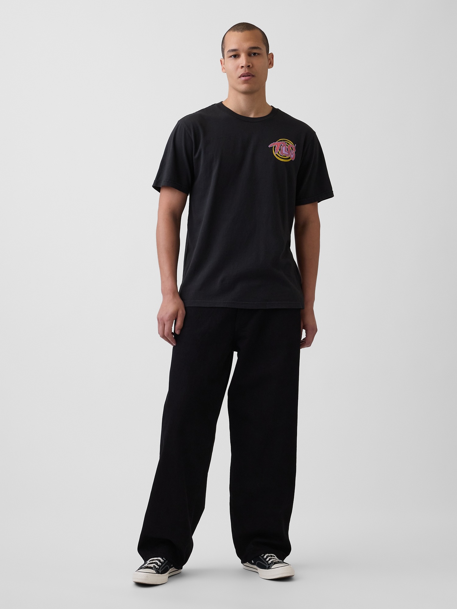 Мужские футболки Gap TLC Relaxed Graphic T-Shirt — фото 2