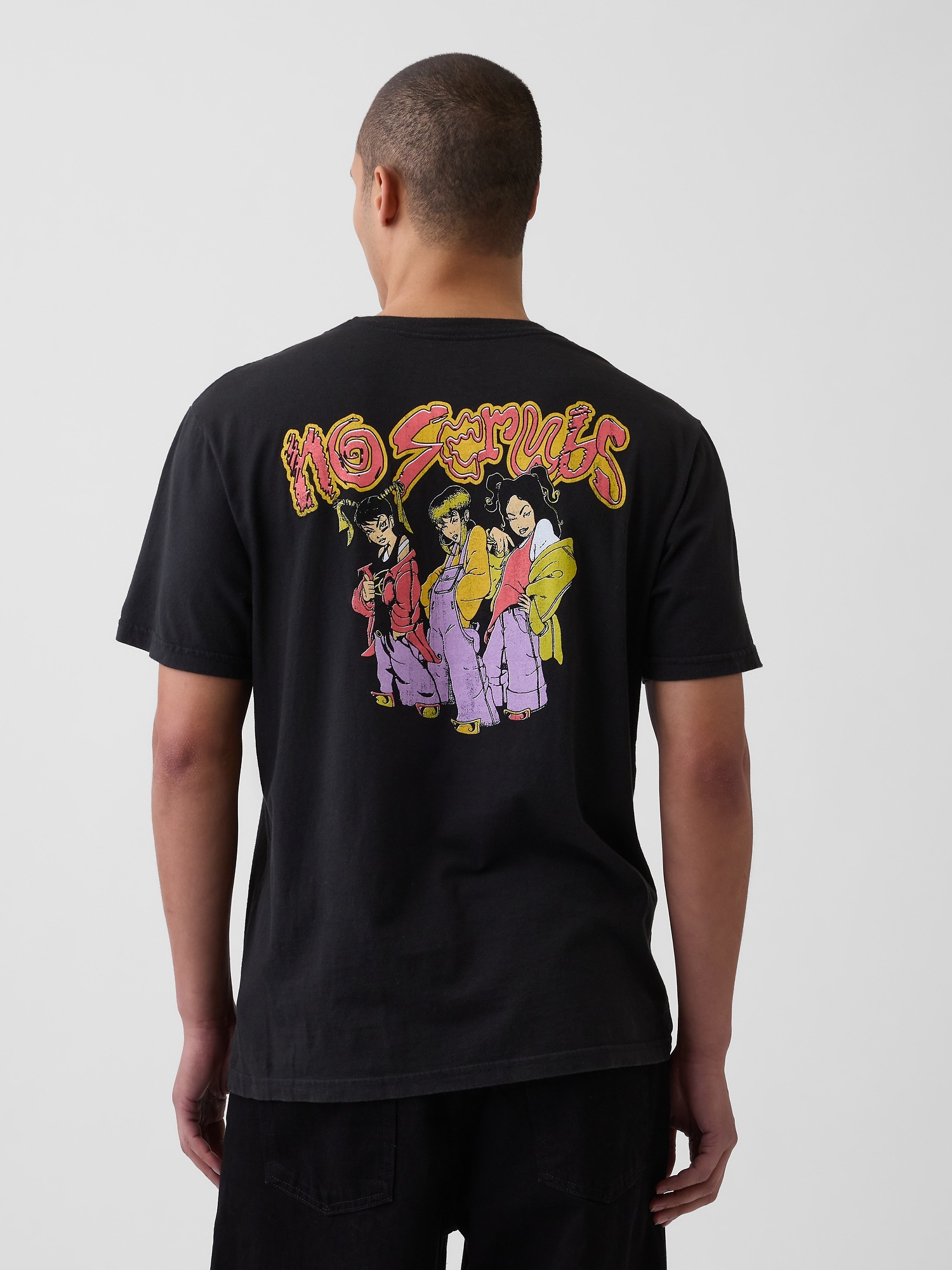 Мужские футболки Gap TLC Relaxed Graphic T-Shirt — фото 3