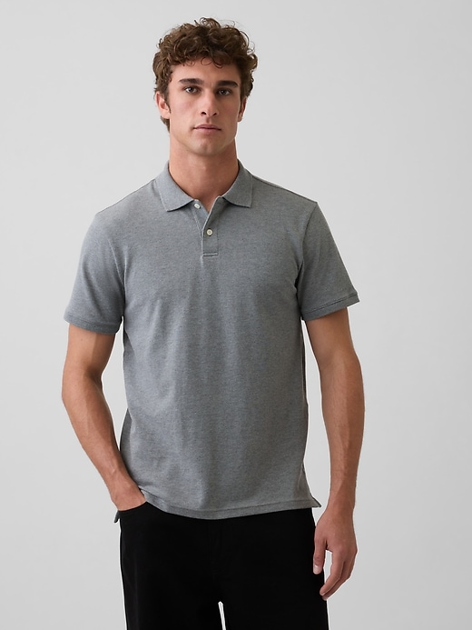 Image number 1 showing, Pique Polo Shirt