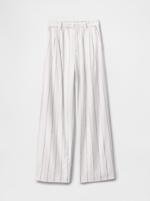 Image number 7 showing, 365 High Rise Linen-Blend Trousers