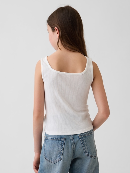 Image number 3 showing, Kids Pointelle Tank Top
