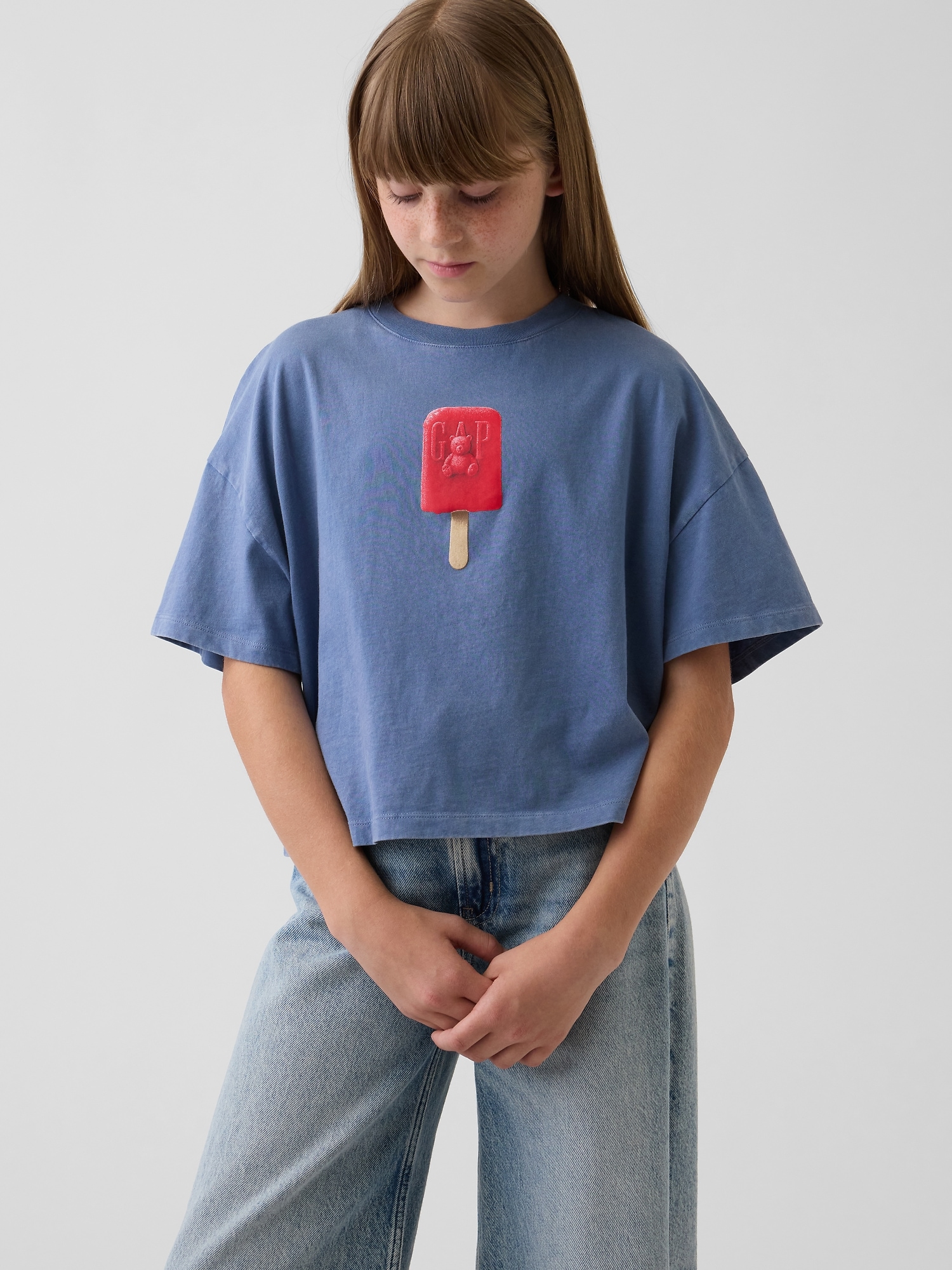 Kids Oversized Graphic T-Shirt
