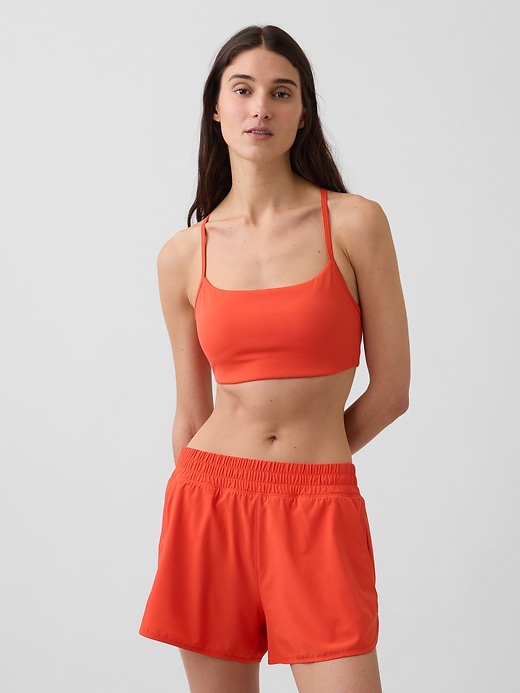 Image number 1 showing, GapFit Smooth Racerback Sports Bra