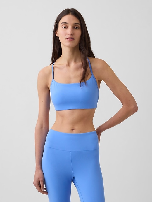 Image number 1 showing, GapFit Smooth Racerback Sports Bra