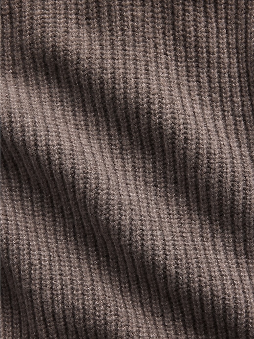 Image number 4 showing, CashSoft Oversized Shaker-Stitch Zip Hoodie