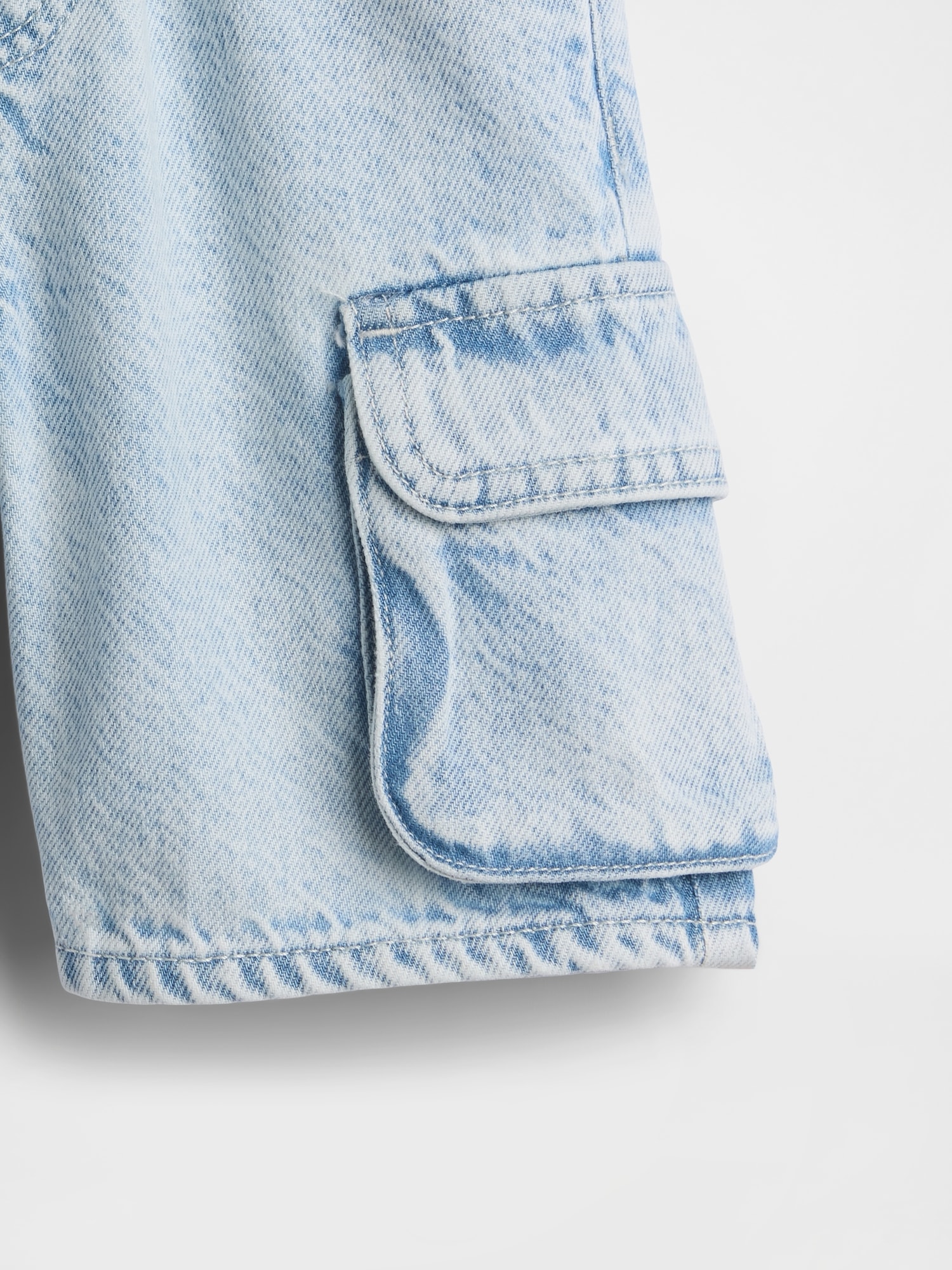 Baby & Toddler UltraSoft Denim Pull-On Cargo Shorts
