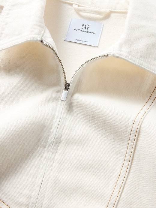 Image number 7 showing, Gap × Victoria Beckham Denim Zip Shirt