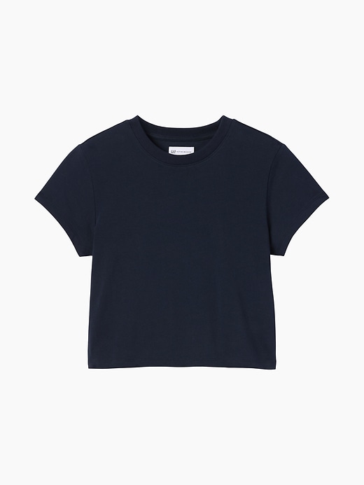 Image number 5 showing, Gap × Victoria Beckham Organic Cotton Logo Crop T-Shirt