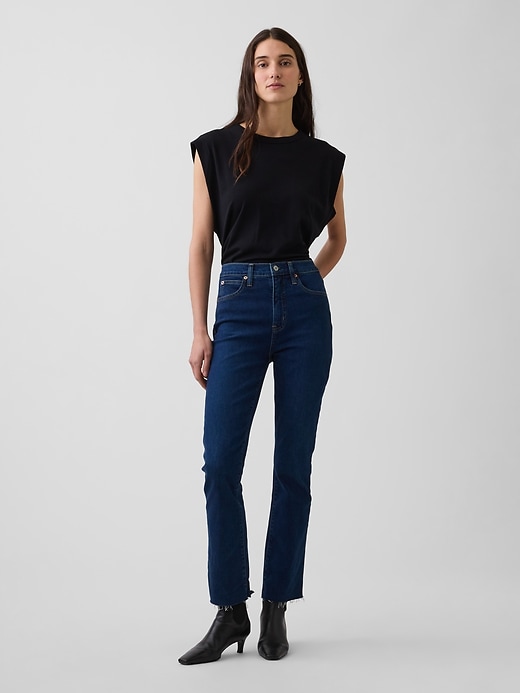 Image number 1 showing, High Rise Kick Flare Jeans
