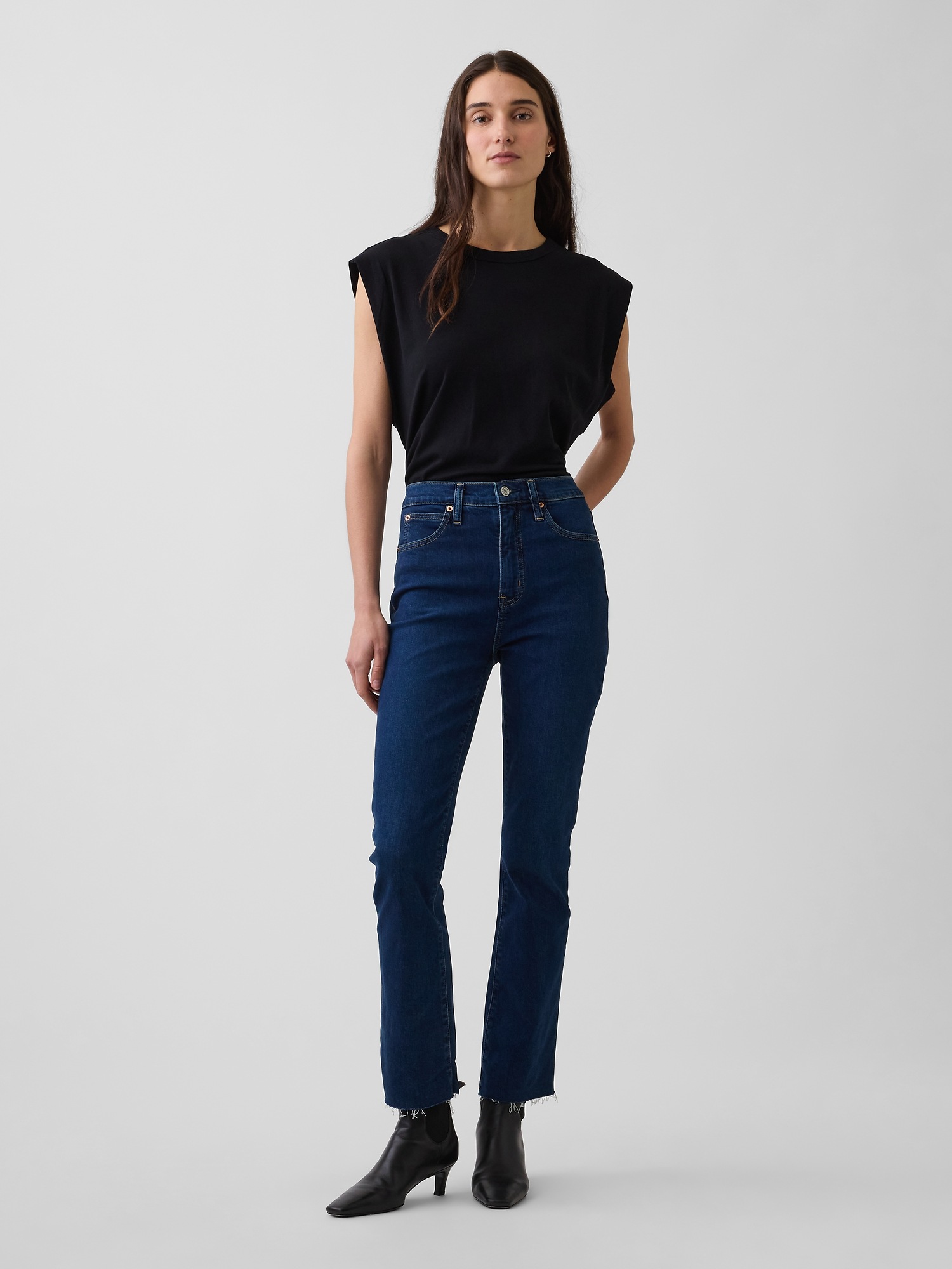 Женские джинсы Gap High Rise Kick Flare Jeans
