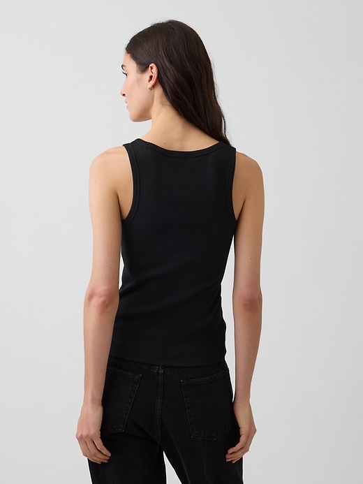 Image number 3 showing, Rib Scoop Tank Top