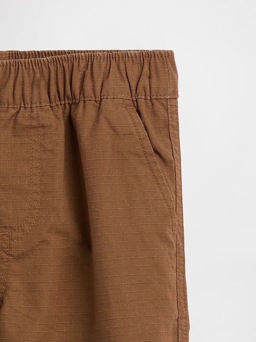 Image number 4 showing, Toddler Pull-On Baggy Double-Knee Carpenter Pants