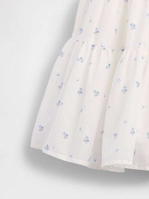 Image number 4 showing, Kids Mixed Media Tiered Tank Dress