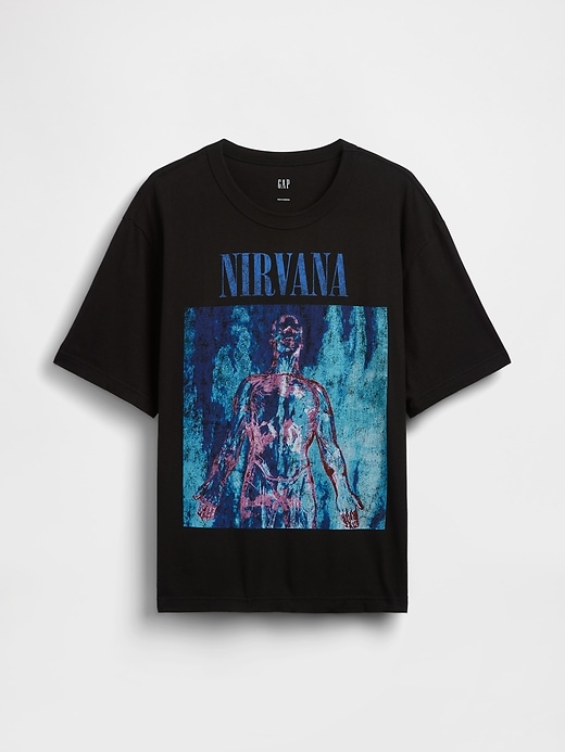 Image number 5 showing, Nirvana Heavyweight Crop Graphic T-Shirt