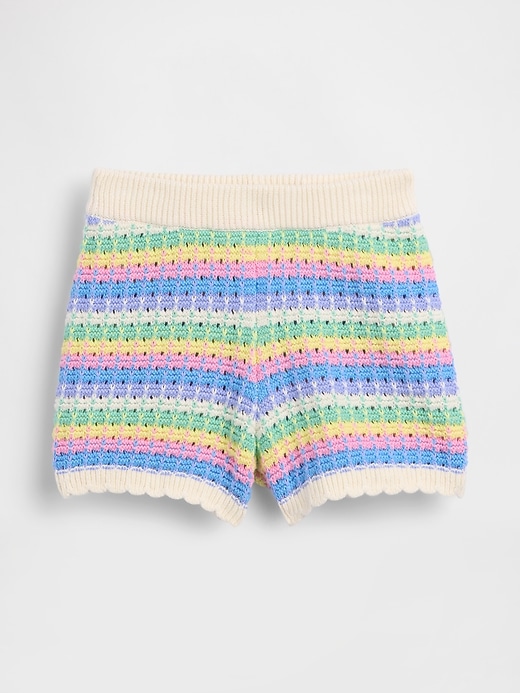 Image number 2 showing, Baby & Toddler Crochet Pull-On Shorts