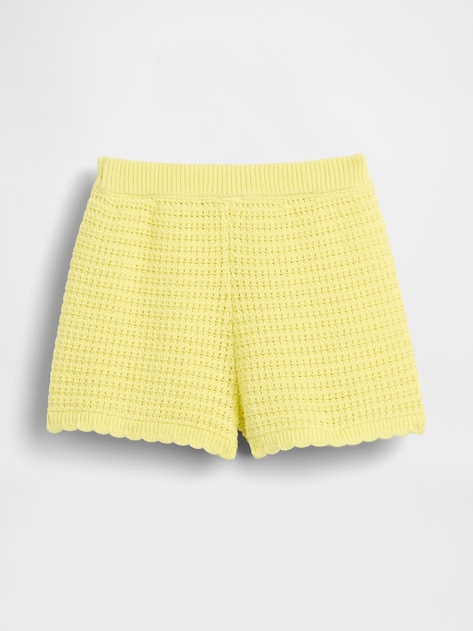 Image number 3 showing, Baby & Toddler Crochet Pull-On Shorts