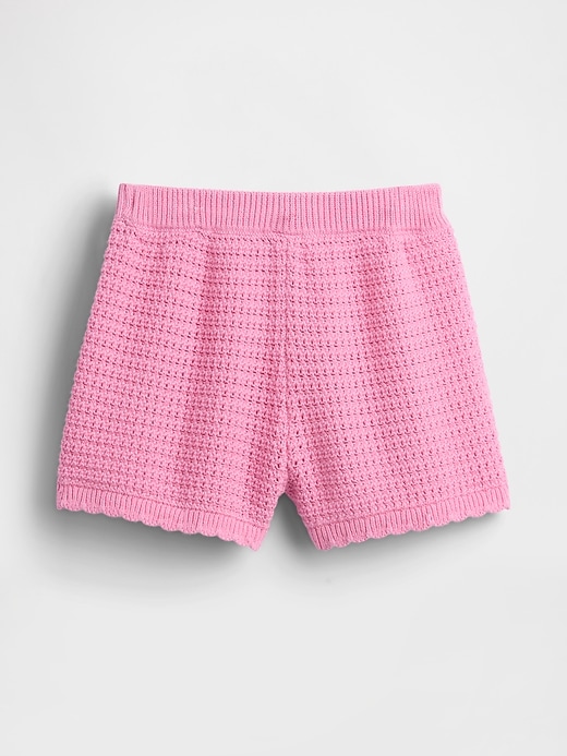 Image number 3 showing, Baby & Toddler Crochet Pull-On Shorts