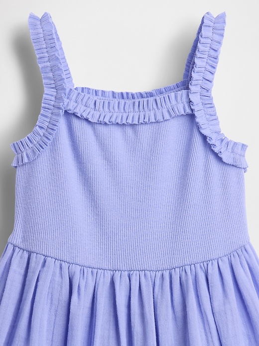 Image number 4 showing, Baby & Toddler Mixed Media Apron Dress