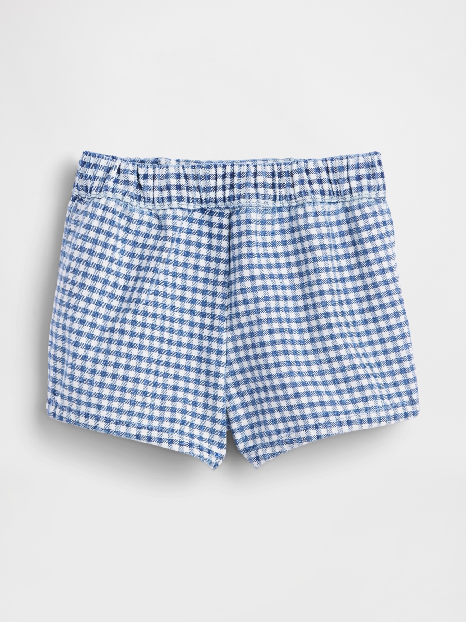 Детские шорты Gap Baby & Toddler Sailor Gingham Denim Pull-On Shorts — фото 3
