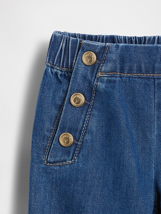 Image number 4 showing, Baby & Toddler Sailor Pull-On Baggy Jeans