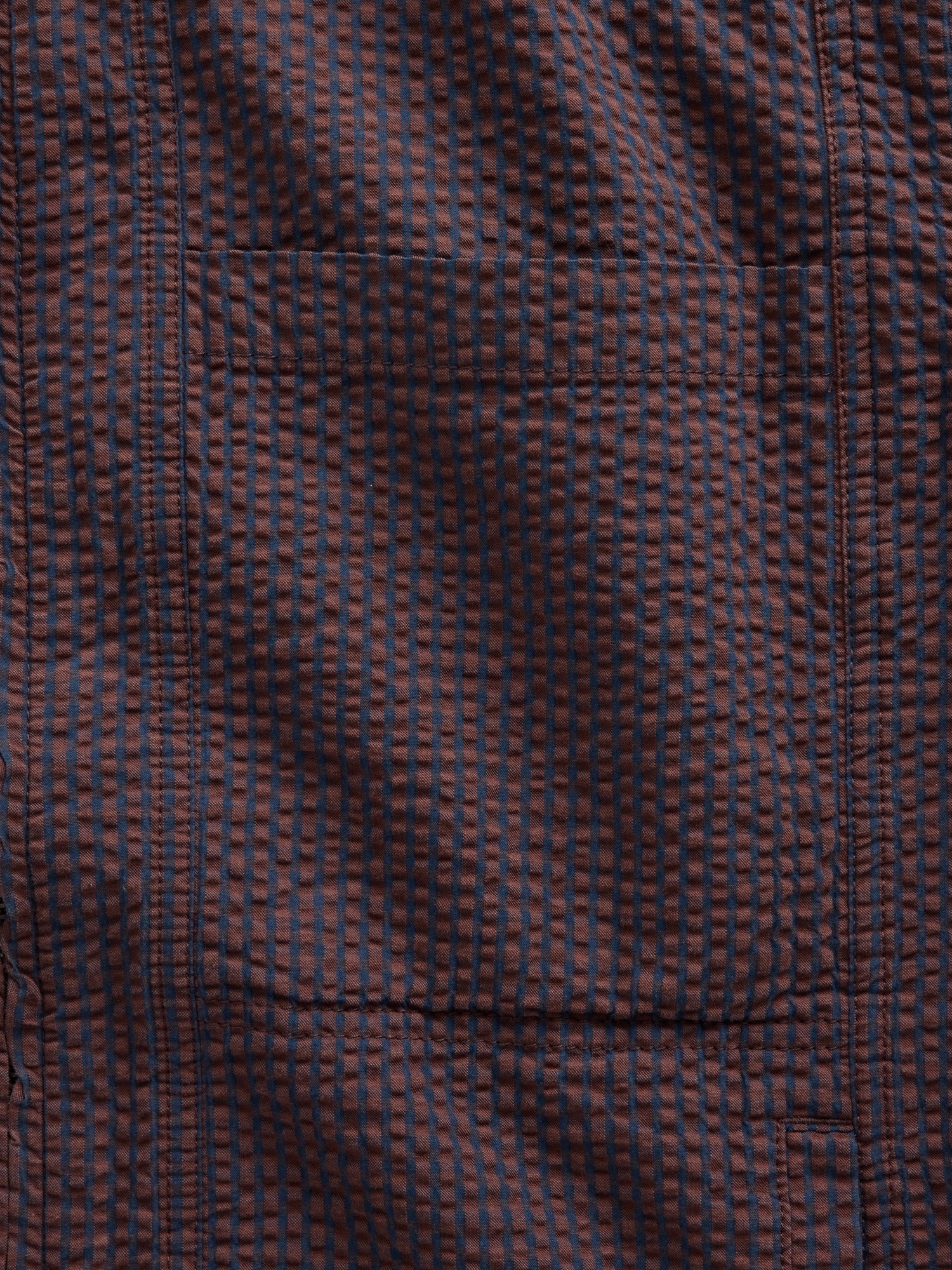 Мужские куртки Gap Seersucker Zip Shirt Jacket — фото 4