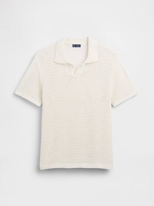 Image number 5 showing, Mesh Polo Sweater