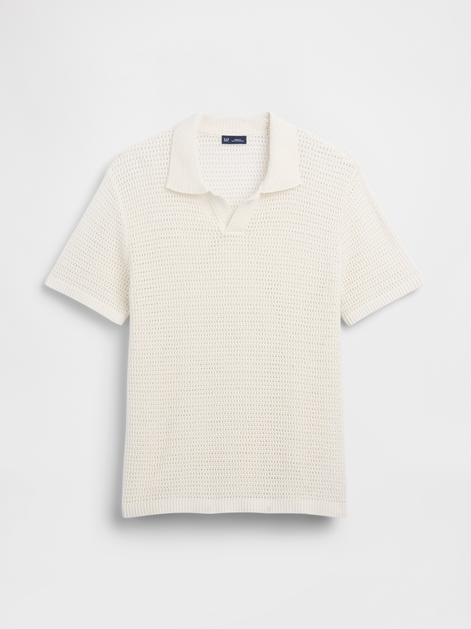 Мужские свитеры Gap Mesh Polo Sweater — фото 5
