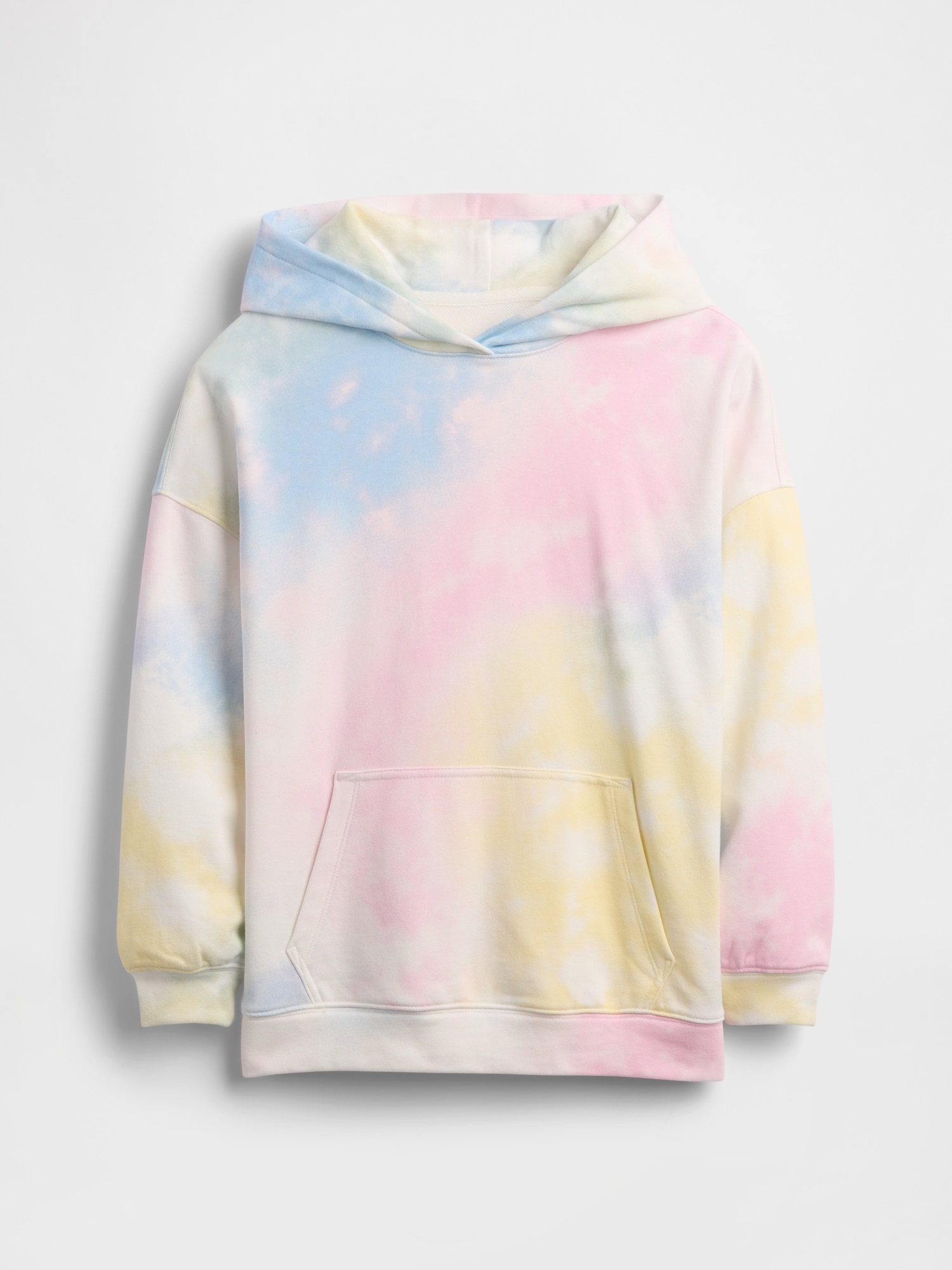 Детское худи Gap VintageSoft Terry Oversized, цвет: Cotton Candy — фото 2