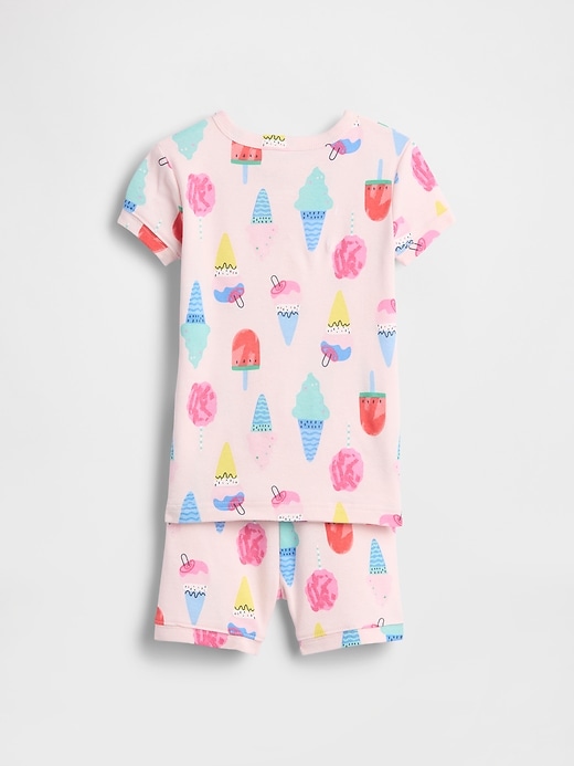 Image number 2 showing, Baby & Toddler Organic Brushed Cotton Ice Cream PJ Short Set