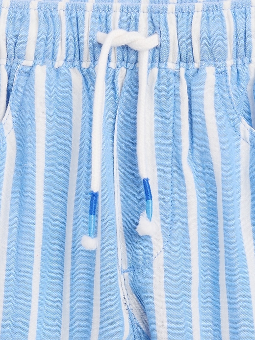 Image number 4 showing, Baby & Toddler Cotton Gauze Pull-On Barrel Pants