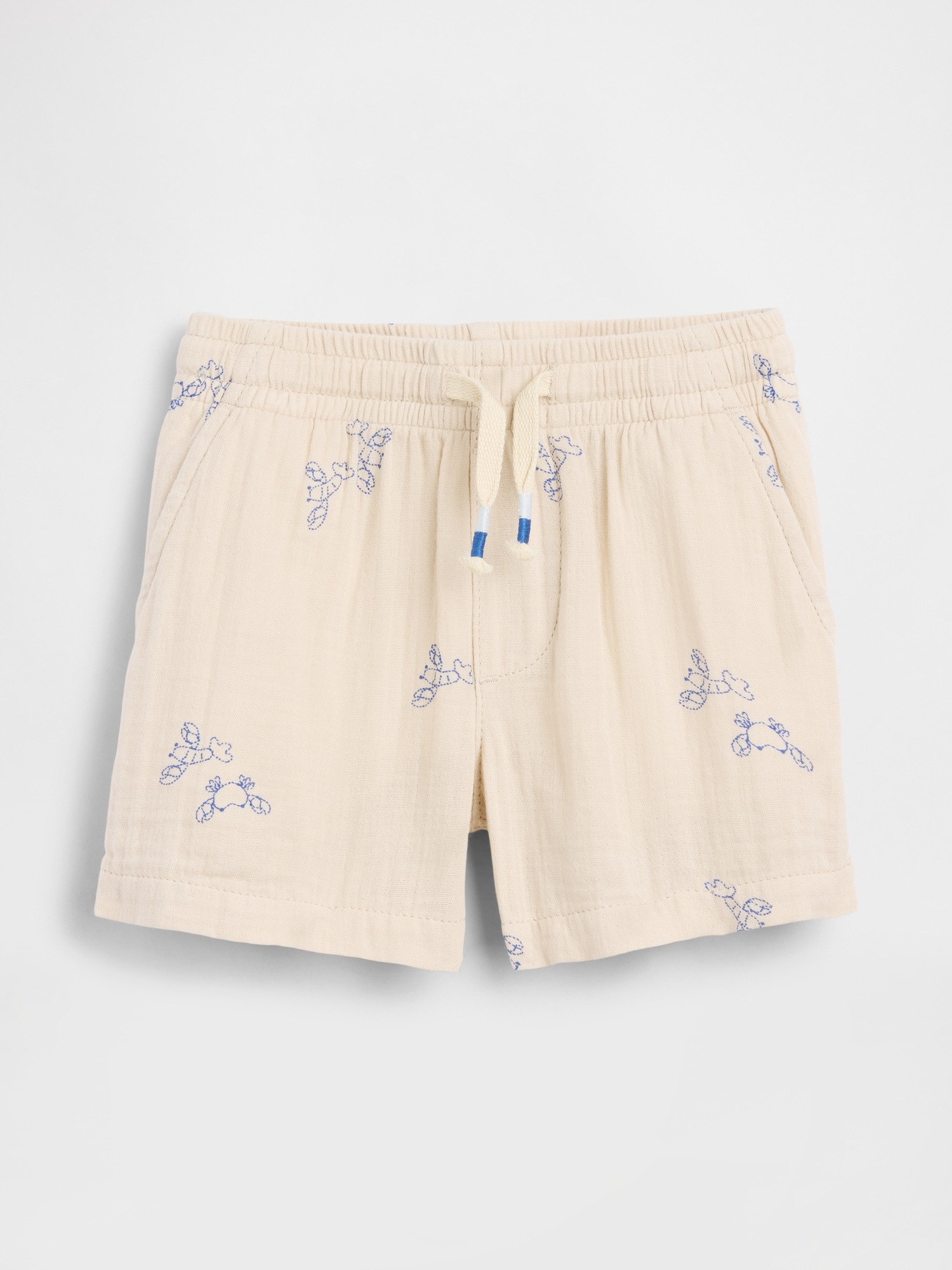 Детские шорты Gap Baby & Toddler Cotton Gauze Print Pull-On Shorts — фото 2