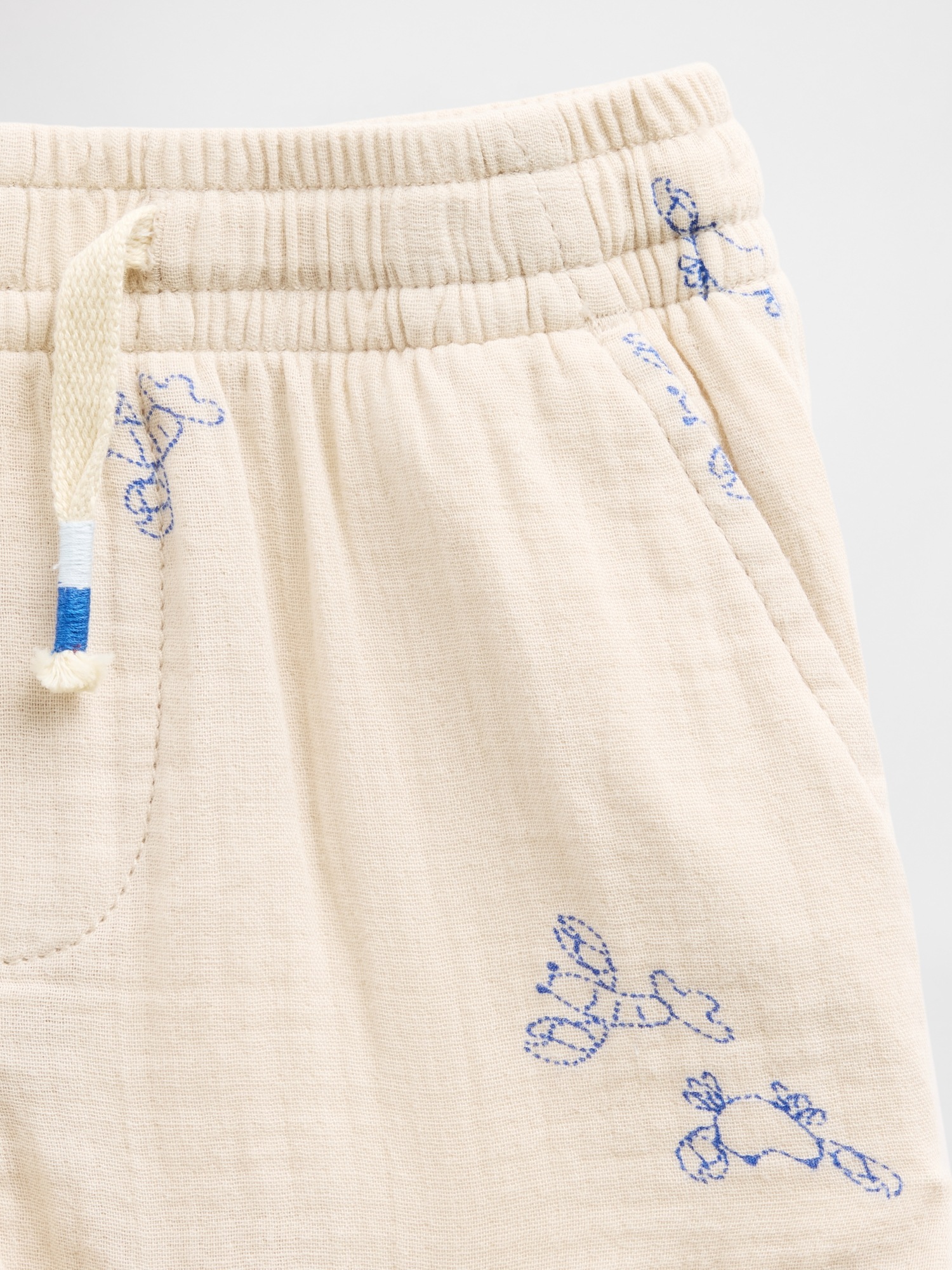 Детские шорты Gap Baby & Toddler Cotton Gauze Print Pull-On Shorts — фото 3