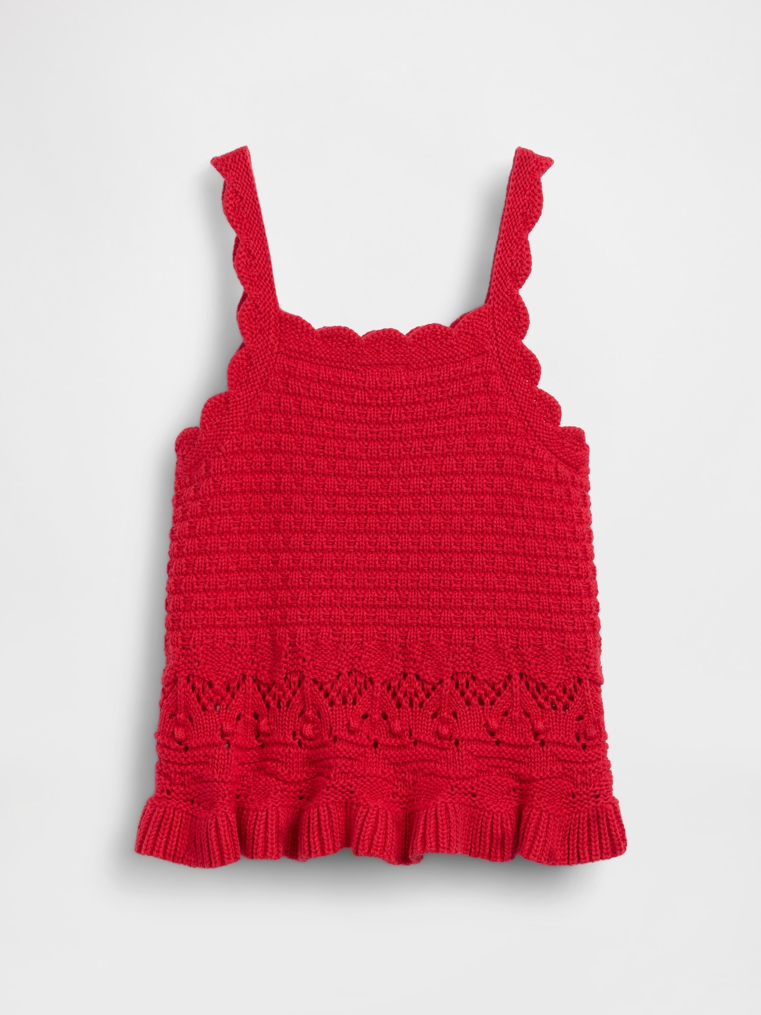Baby & Toddler Crochet Scalloped Tank Top