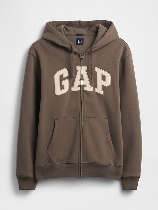 Image number 5 showing, Adult VintageSoft Arch Logo Zip Hoodie