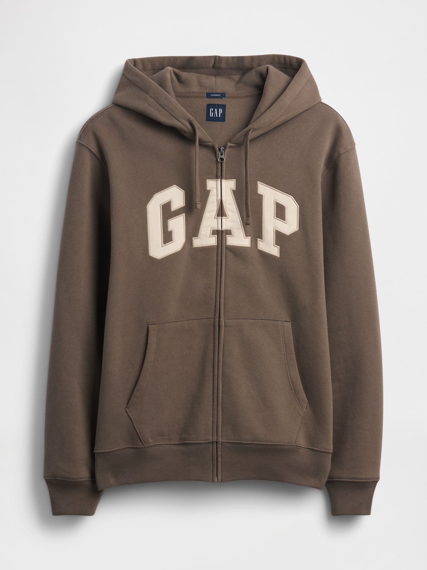 Adult VintageSoft Arch Logo Zip Hoodie | Gap