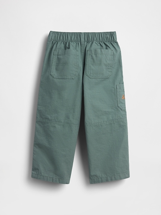 Image number 3 showing, Toddler Pull-On Baggy Double-Knee Carpenter Pants
