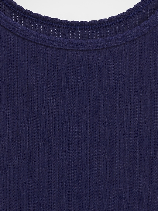 Image number 4 showing, Pointelle Crop Cami