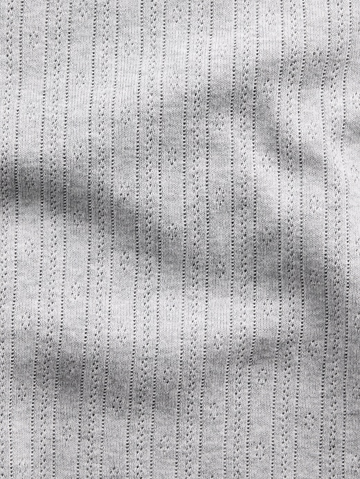 Image number 5 showing, Pointelle Crop Cami