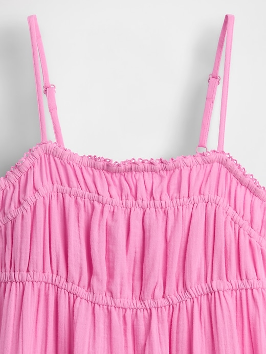 Image number 4 showing, Kids Cotton Gauze Midi Dress